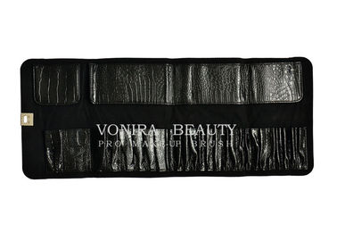 کیف آرایشی چرم Vintage Roll Up Pouch Pen، کیف آرایشی و بهداشتی کیف سیاه
