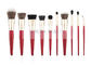 مجموعه قلم موی آرایشی مصنوعی Premium prefical با دسته قرمز براق