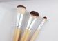 Vegan Synthetic Fiber 12Pcs Bamboo Makeup Brushs Set OEM