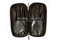 کیف دستی آرایش کننده قابل حمل کیف دستی چند منظوره لوازم آرایشی و بهداشتی دارای کیف دستی داخلی برای سفر و خانه ، مشکی
