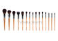 مجموعه مجموعه قلم مو آرایش حرفه ای 15Pcs / مجموعه برس حرفه ای زیبایی