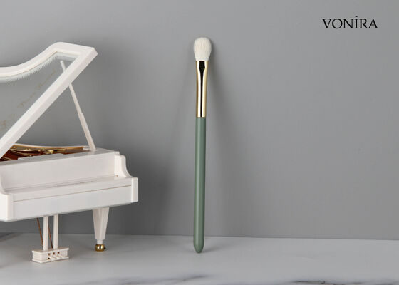 وانرا سفارشی عمده فروشی موهای سفید بز طبیعی فن چشم مخلوط کننده برس با سرویس برچسب خصوصی