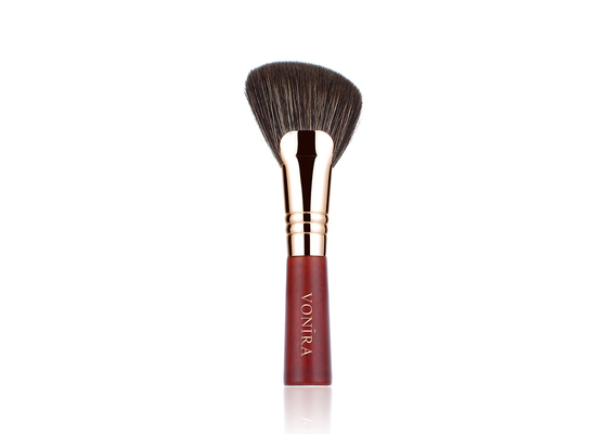 Vonira Beauty Large Angled Fan Brush Brunzer Fan Brush Makeup Cheek Blush Brush ابزار براش آرایشی شیرینگ